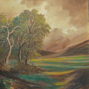 Paisaje con tormenta