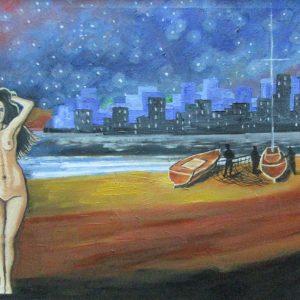 La sirena bajo la aurora de Orión