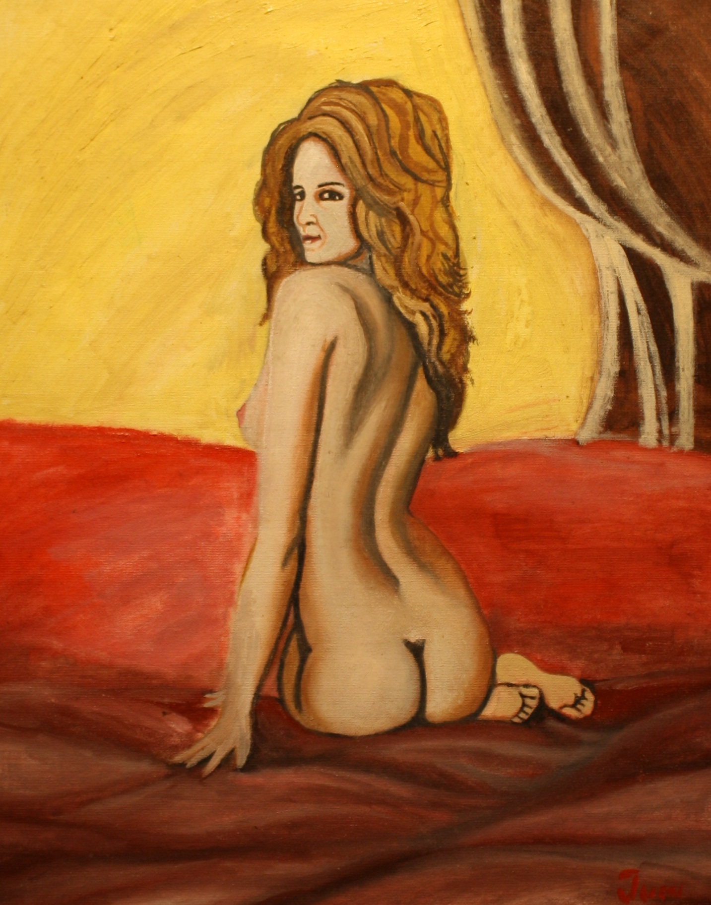 Desnudo sobre el sofá